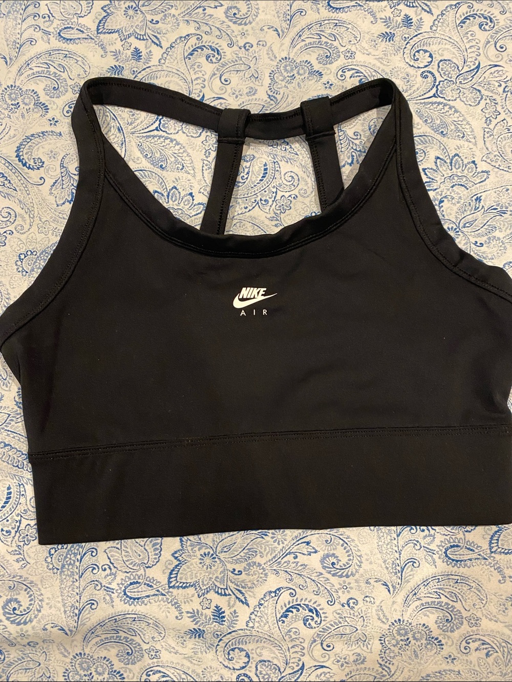 Nike Black Air Racerback Sports Bra